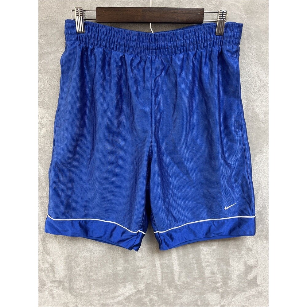 Nike Basketball Shorts Men’s S Bright Blue 9" Inseam Athletic Drawstring Waist‎